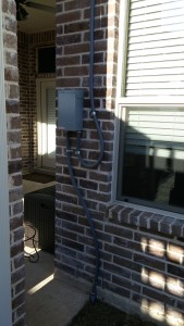 outdoor electrical panel in Grapevine