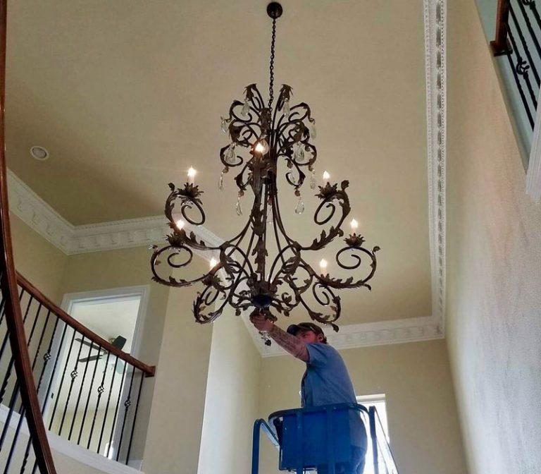Chandelier Installation Licensed Electrician Flower Mound, TX